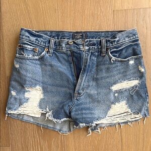 Abercrombie & Fitch Denim Blue Jean Shorts